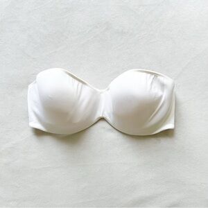 Wonderbra White Strapless Bra Molded Cups - 36C